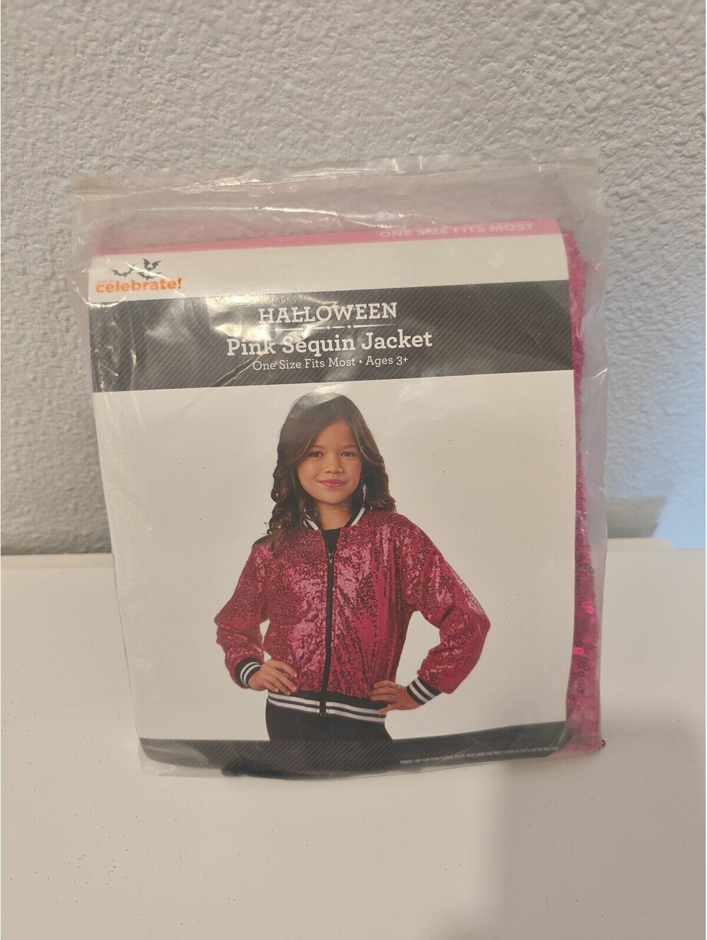 Halloween Pink Sequin Jacket for Kids